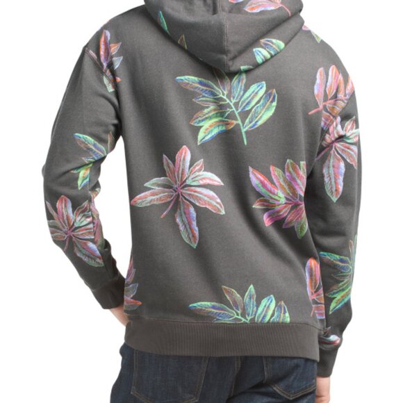 NEW SCOTCH & SODA Floral Aop Twisted Hoodie FLORAL MULTI for men 462mtn - Picture 4 of 6